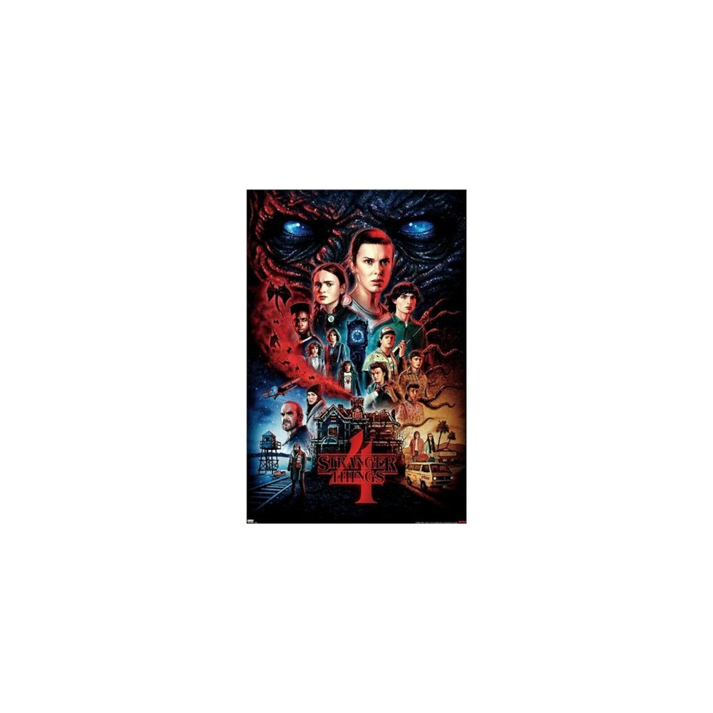 Stranger Things 4 - Collage - Netflix - TV Poster - 22 inches X 34 inches